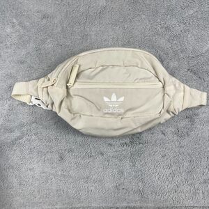 ADIDAS Core Waist Nylon Polyester Pack Belt Fanny Shoulder Bag Beige